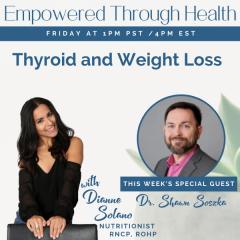Empowered Through Health with Dianne Solano: Thyroid and Weight Loss with Special Guest, Dr. Shawn Soszka