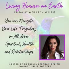 The Kornelia Stephanie Show: You Can Navigate Your Life Trajectory in All Areas Spiritual, Health and Relationships with Hummingbird Jewel 